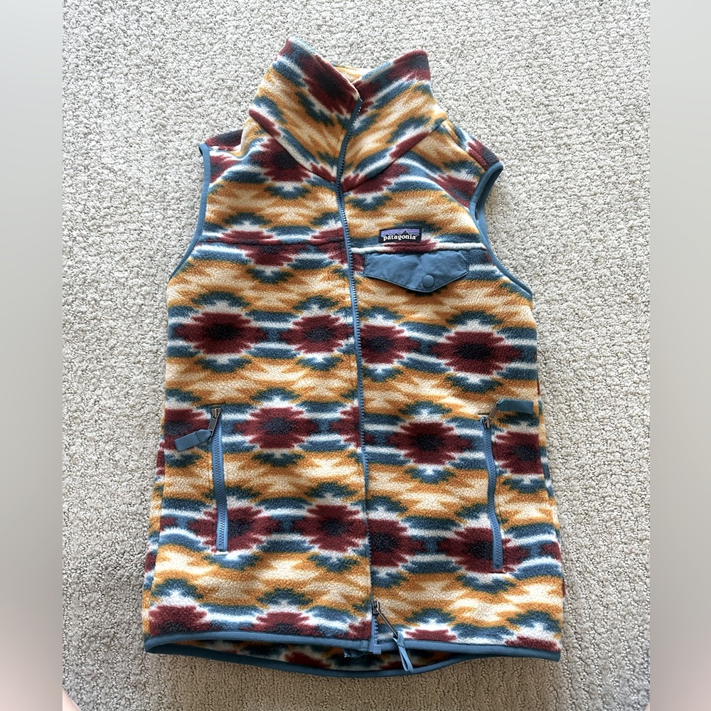 Patagonia Patterned Fleece Vest